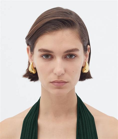 bottega veneta drop earrings.